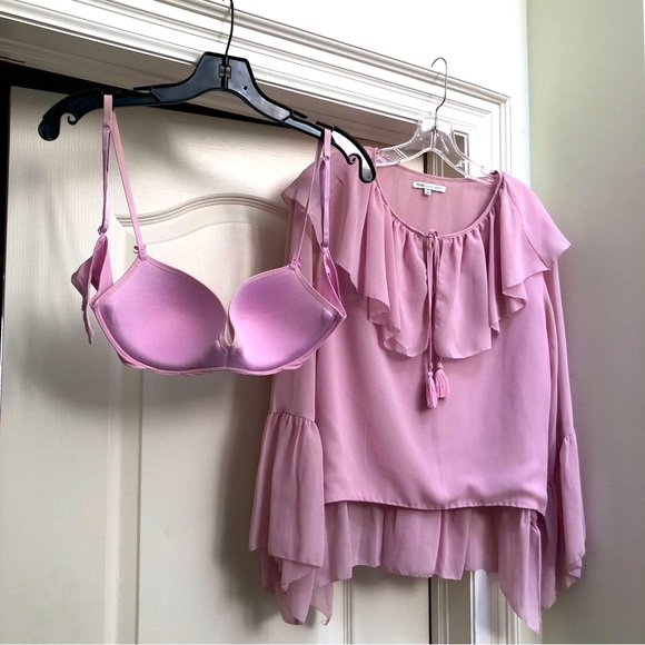 Victoria's Secret Other - Victoria’s Secret Lilac 34 C Push Up T-Shirt Bra